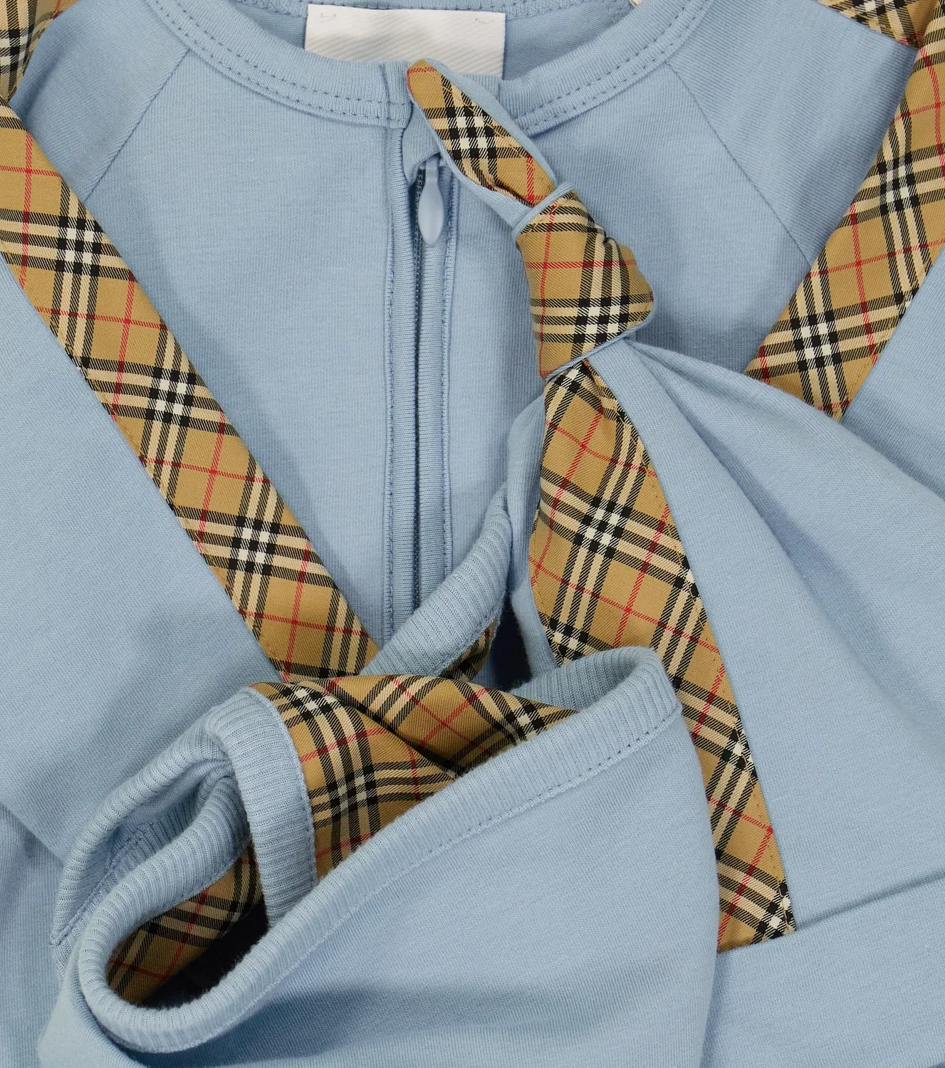 Комплект для новорожденных с длинным рукавом Burberry Kids, синий — фото 3