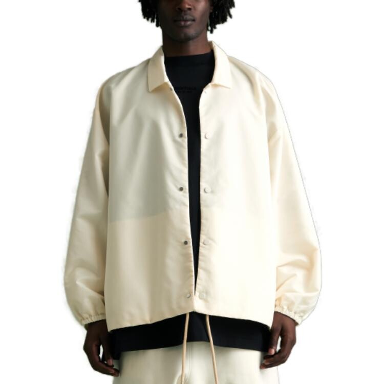 Мужская куртка серии Cloud FW23 Cloud Dancer Fear Of God Essentials, цвет Cloud Dancer — фото 2