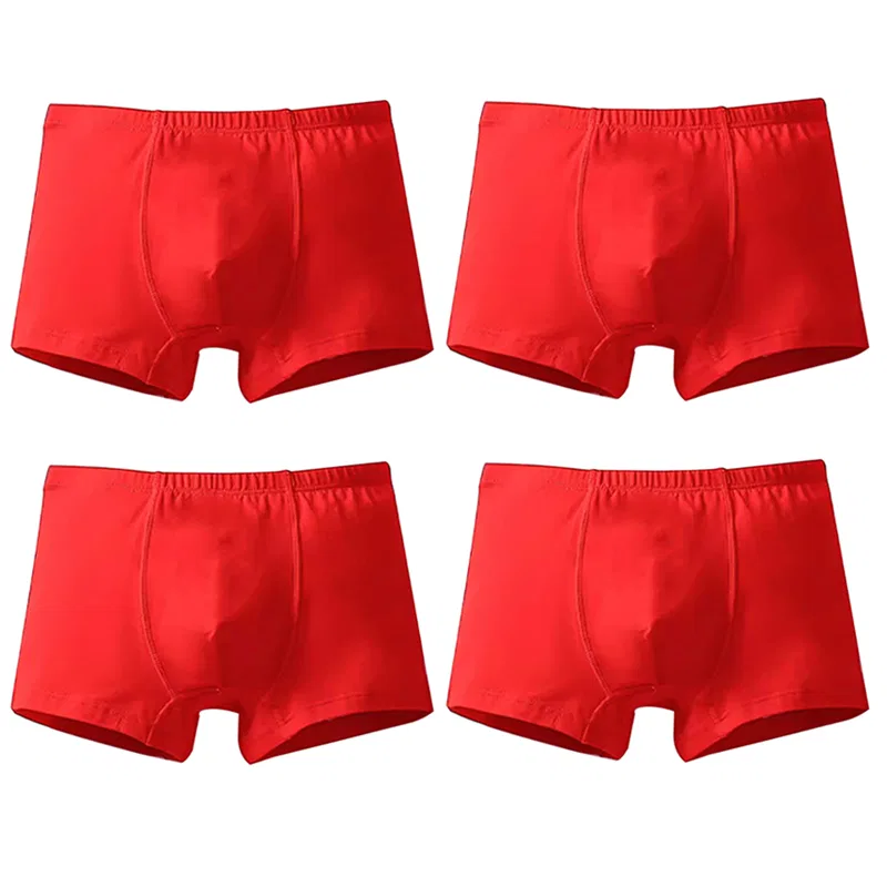 Детские боксеры с принтом Lucky Red, 4 шт, JBBCN, Lucky Red