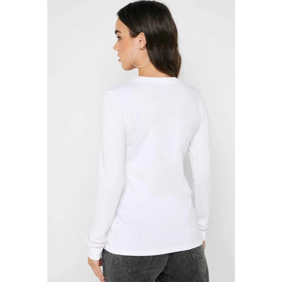 Женский лонгслив Nike NSW TEE ESSNTL LS ICON FTR, Разноцветный — фото 4