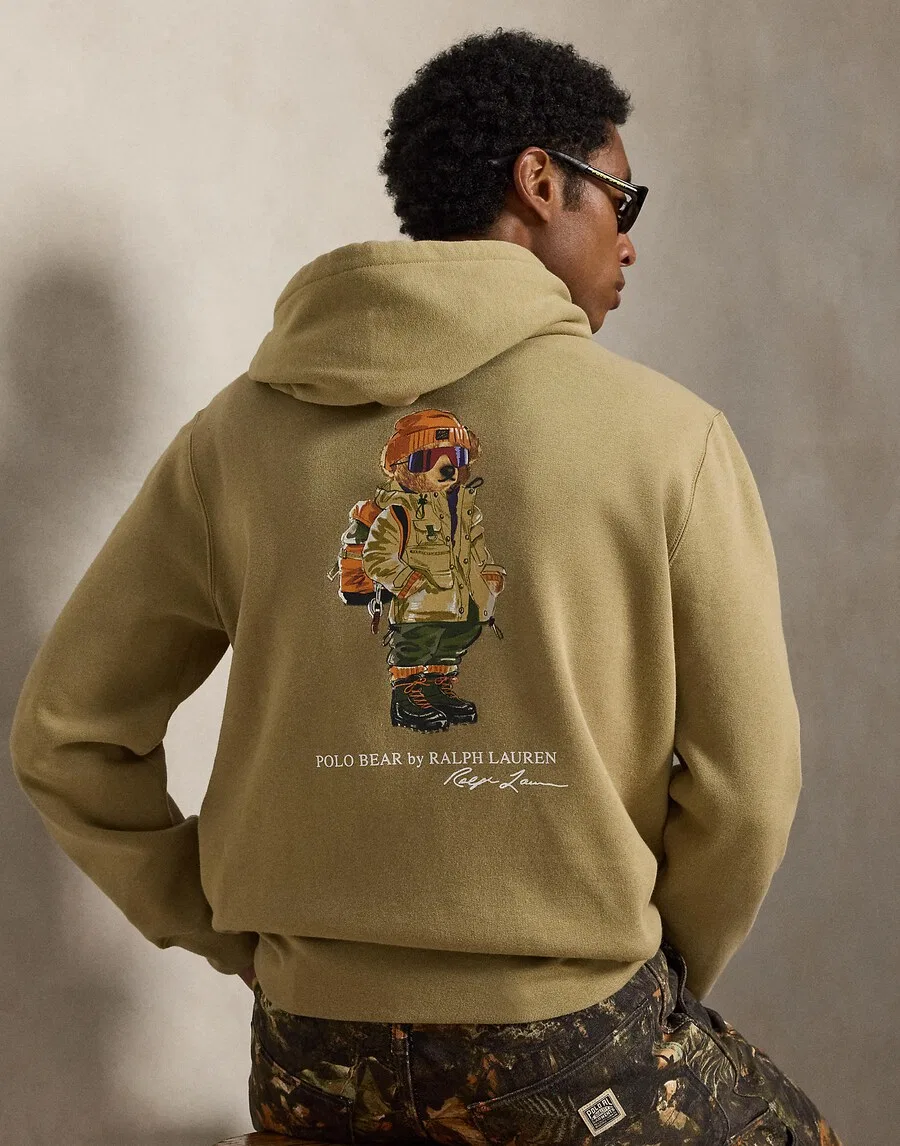 Толстовка Polo Ralph Lauren 'SEASONAL FLEECE' цвета хаки и оливкового — фото 2