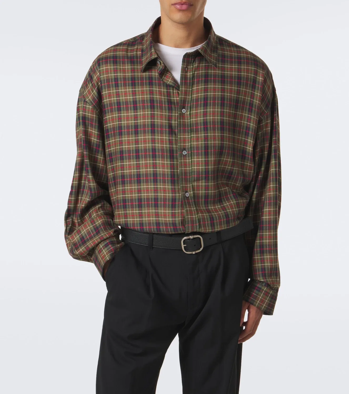 Фланелевая рубашка с длинным рукавом Acne Studios, мультиколор — фото 3