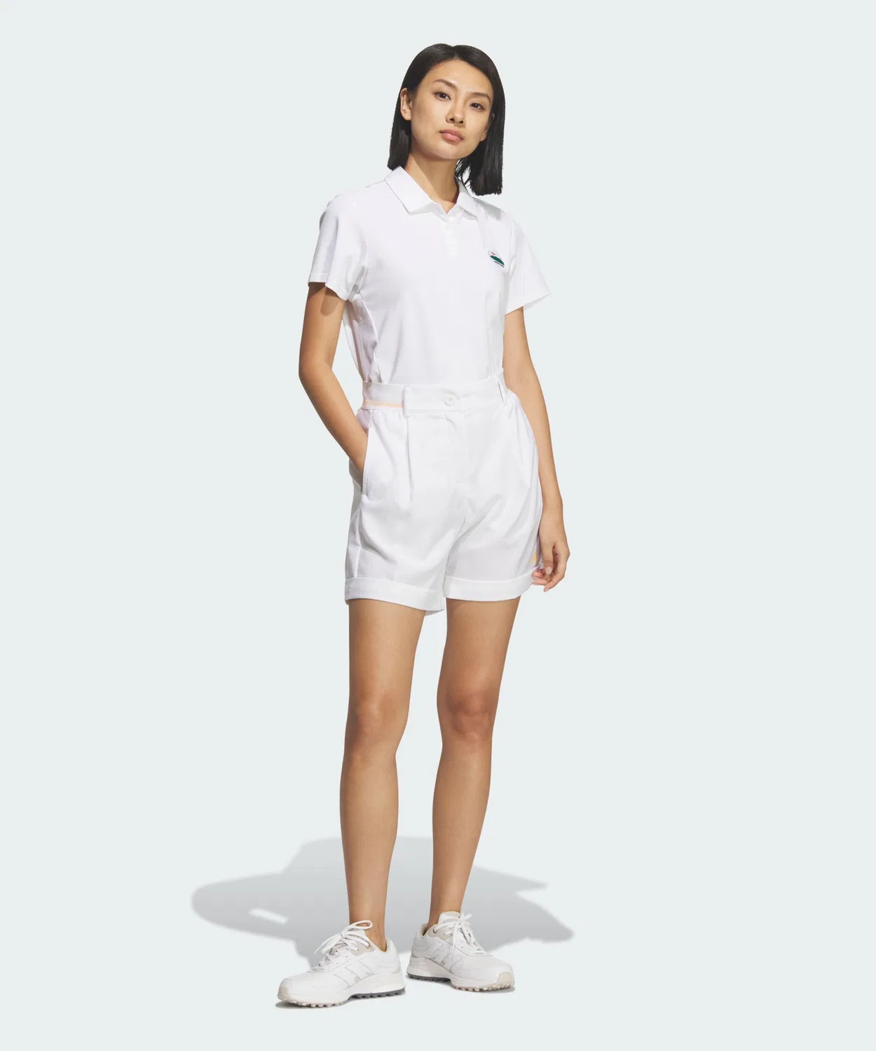Женские шорты-карго свободного кроя с технологией Climacool, Adidas, White — фото 3