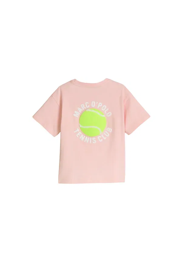 Футболка хлопковая Kids-unisex t-shirt с теннисным мячом, Red Marc O'Polo, красный — фото 4