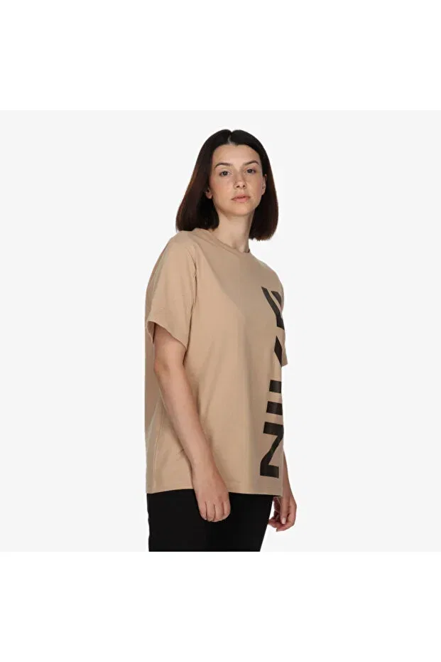 Женская футболка с принтом Nike, Beige — фото 4