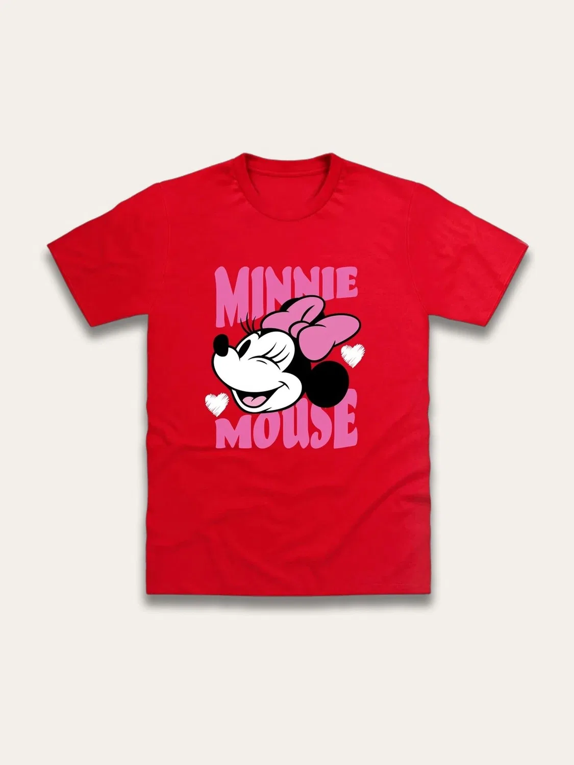 Футболка Minnie Mouse Brand Threads, красный