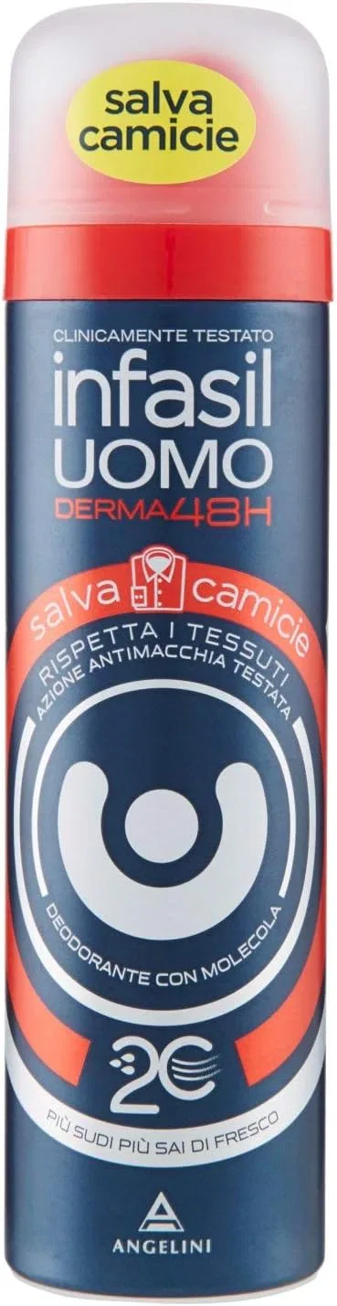 Дезодорант для мужчин Infasil Derma 48h, 150 мл