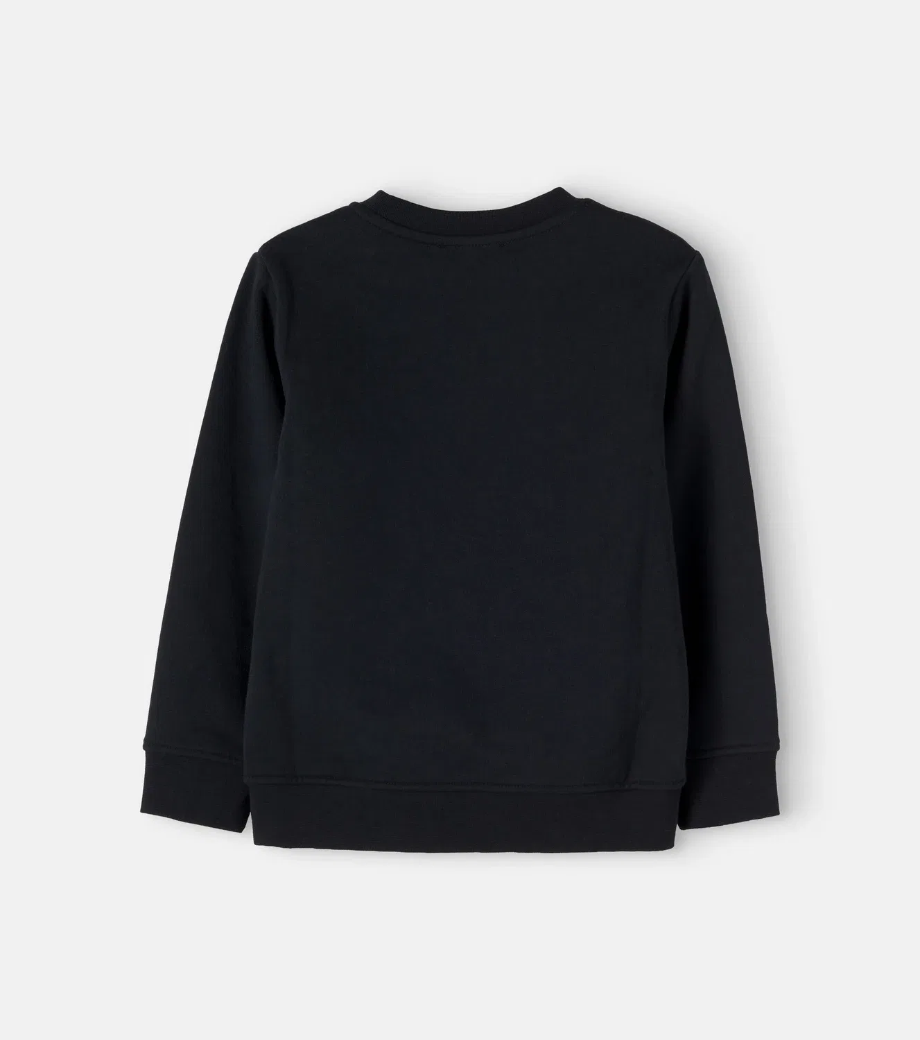 Свитшот хлопковый с принтом Stella Mccartney Kids, черный — фото 3