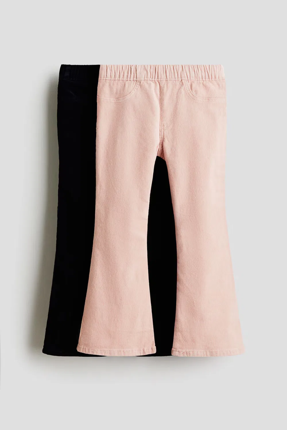 Комплект из 2 вельветовых леггинсов H&M, Rosa/Marineblau