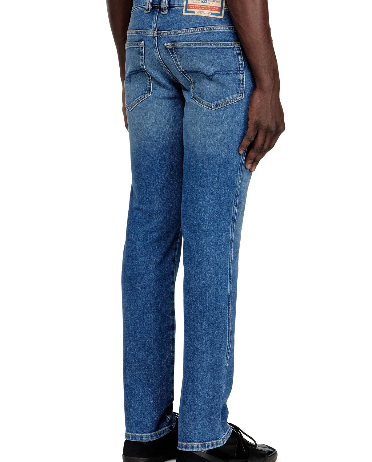 Мужские джинсы slim с завышенной талией Diesel, Azul Denim — фото 2