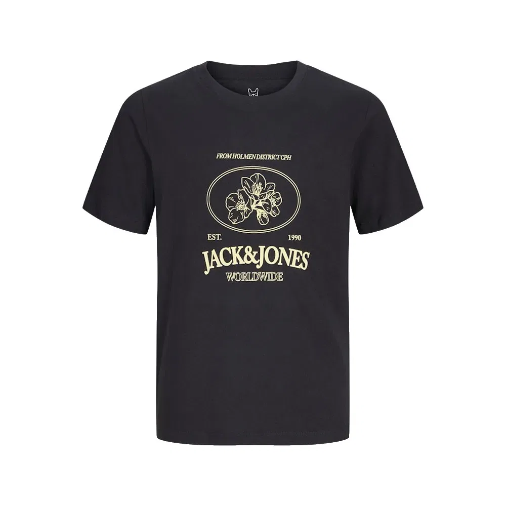 Футболка с коротким рукавом Nantucket Jack & Jones, черный — фото 3