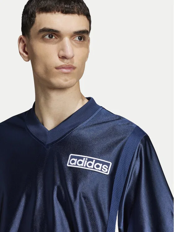 Футболка loose fit Adibreak Adidas, темно-синий — фото 4