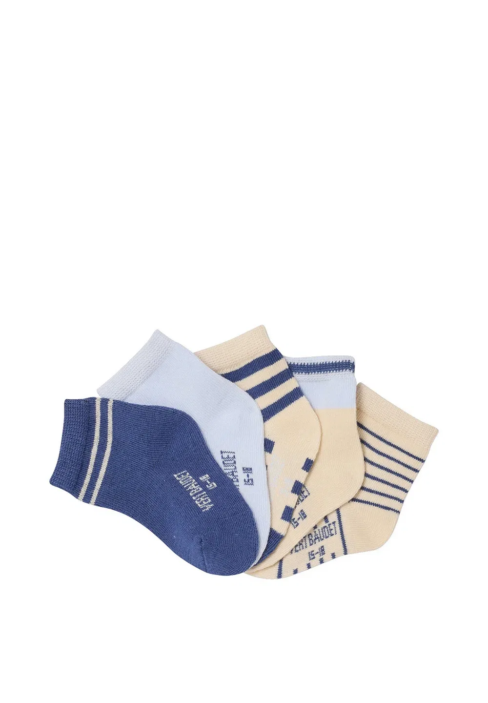 5-Pack mit streifen - socks Vertbaudet, Blau — фото 2
