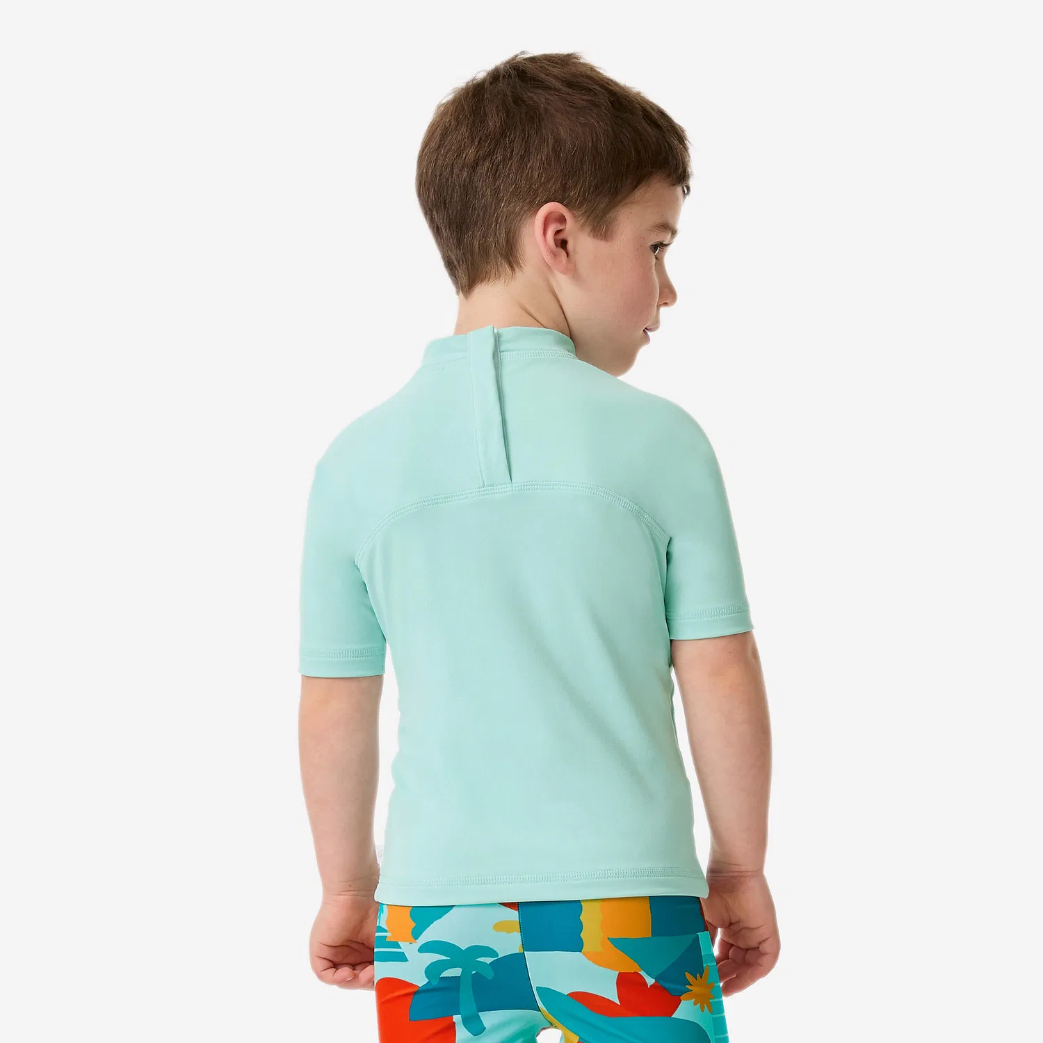 Детская футболка с коротким рукавом UV-Shirt kurzarm Baby Decathlon, Arktisches Blau — фото 2