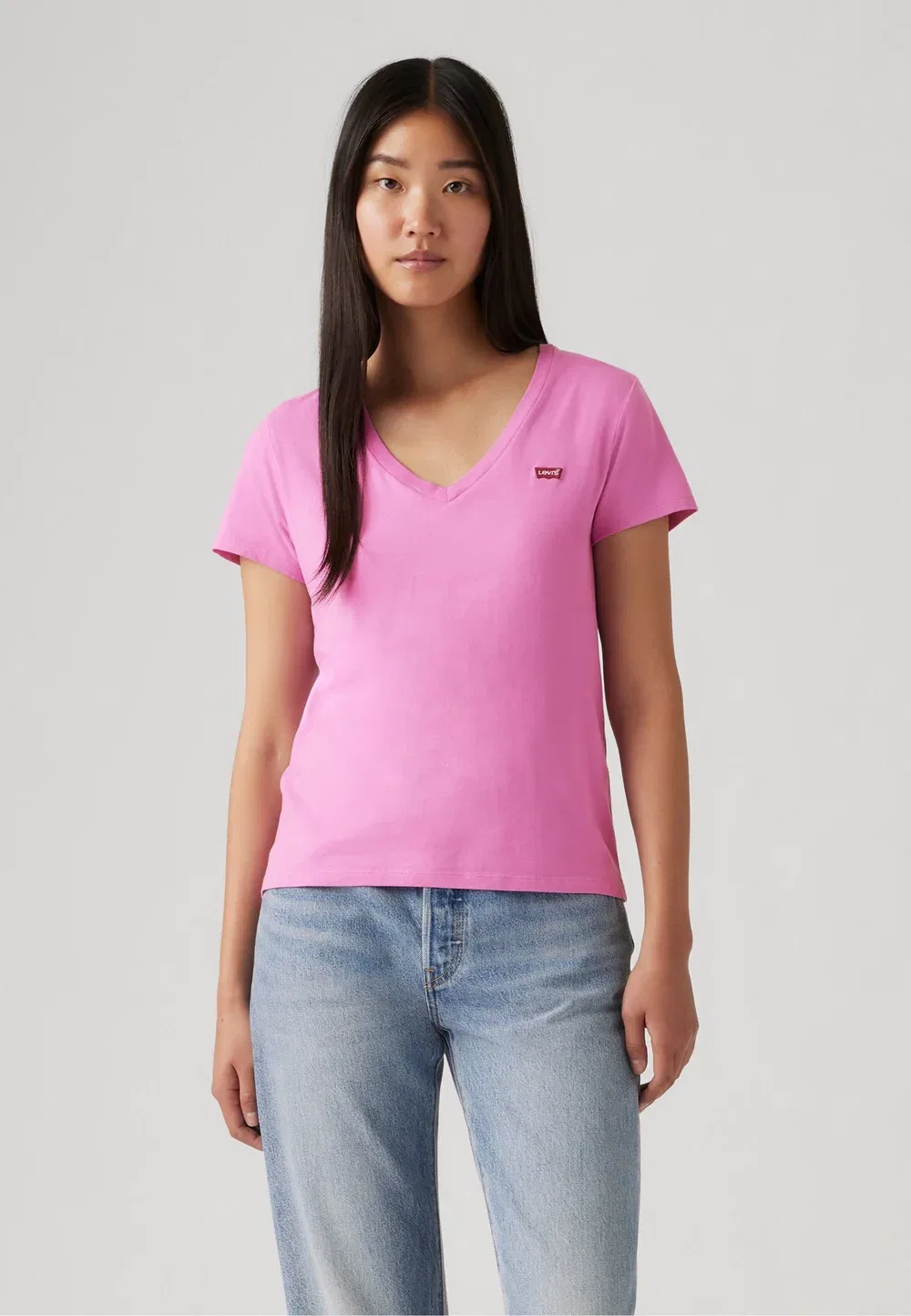Идеальная футболка с принтом Levi'S, Pink — фото 2
