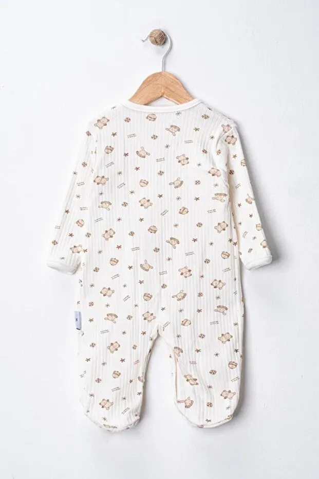 Детский комплект комбинезонов с принтом Enia Baby, Multicolor — фото 3
