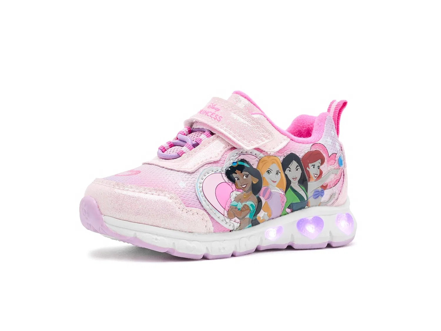 Светящиеся кроссовки Disney Princess (для малышей/детей младшего возраста) Josmo, Pink Multi
