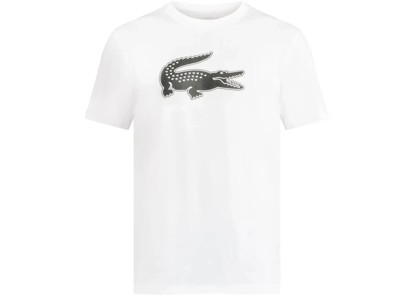 Мужская футболка с принтом Lacoste T-shirt, White Black