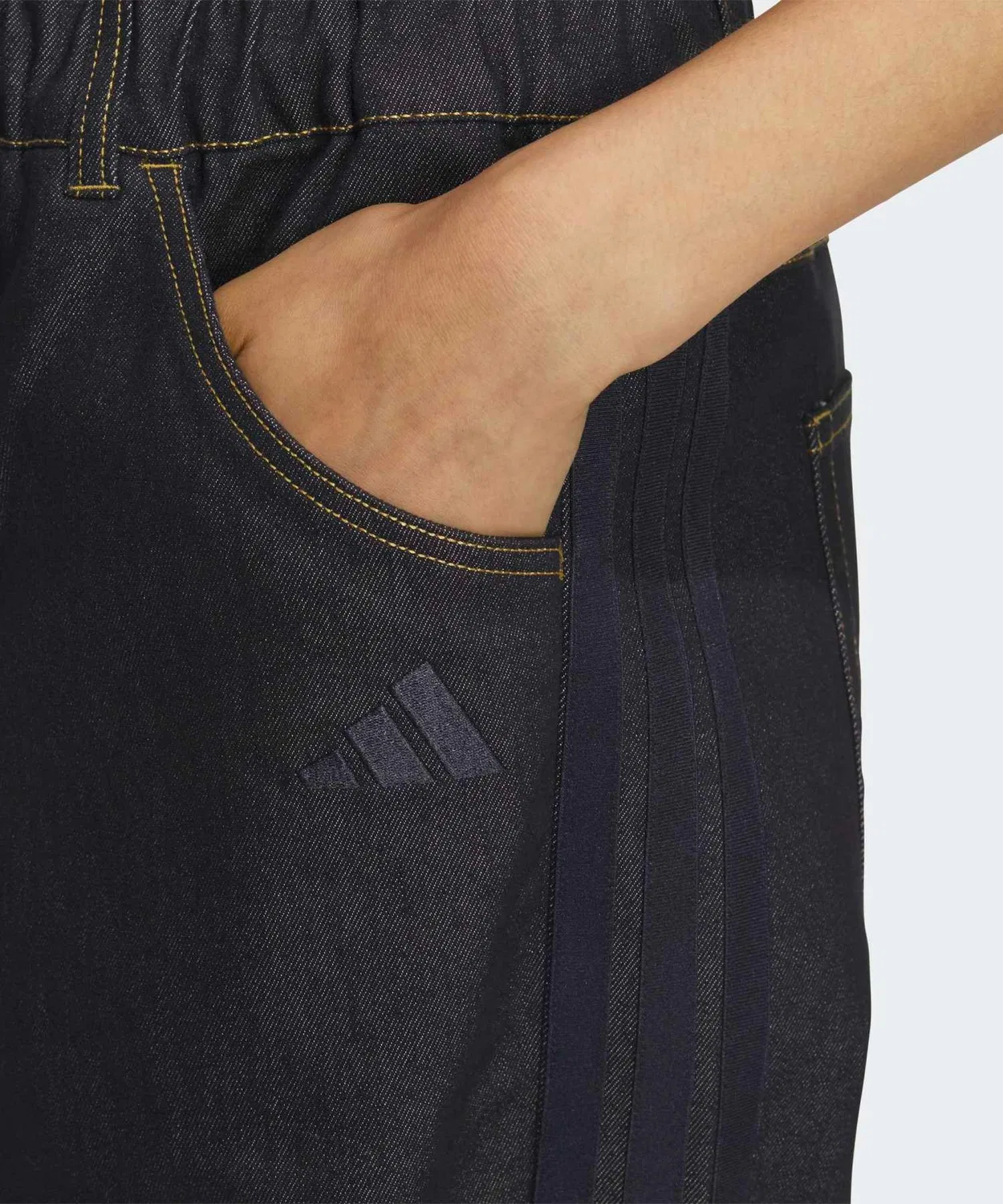 Женские джинсовые брюки свободного кроя Stadium Chrome Adidas, Blue — фото 3