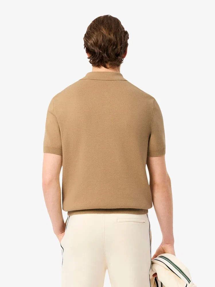 Свитер поло LACOSTE, Beige — фото 3
