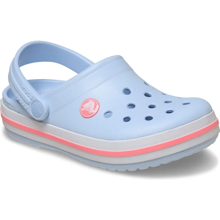 Сабо детские с открытым носком Crocband Clog T, Crocs, Синий — фото 4