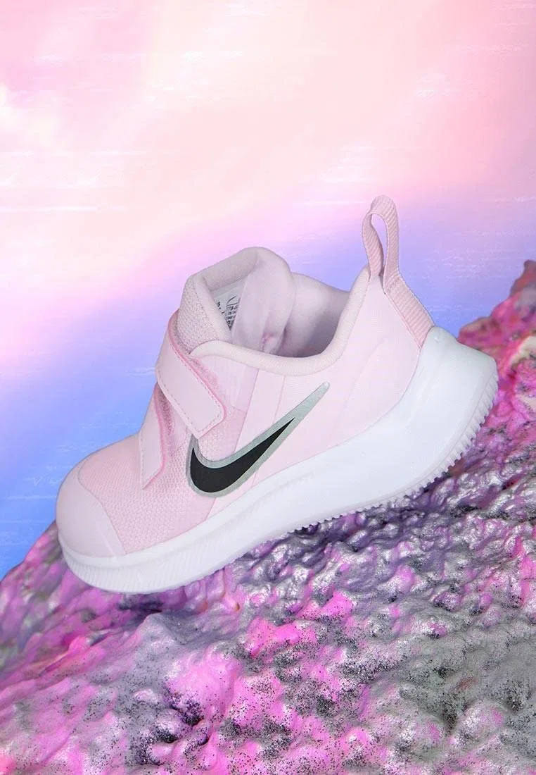 Детские кроссовки для мальчиков с закрытым носком NIKE Star Runner 3, Pink — фото 2