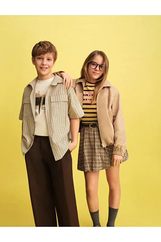 Детское пальто с длинным рукавом Koton, Beige