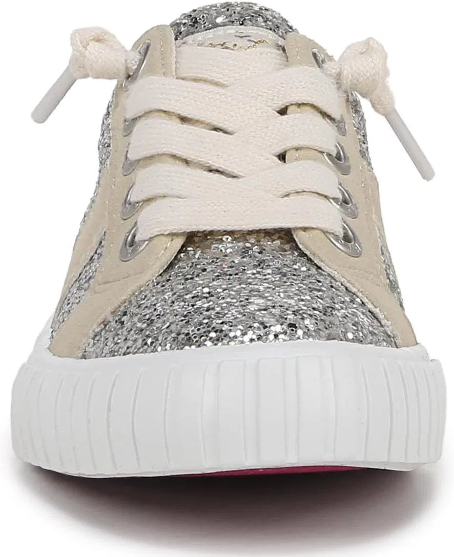 Детские кроссовки для девочек Wave-k Blowfish Malibu, Silver Glitter — фото 2