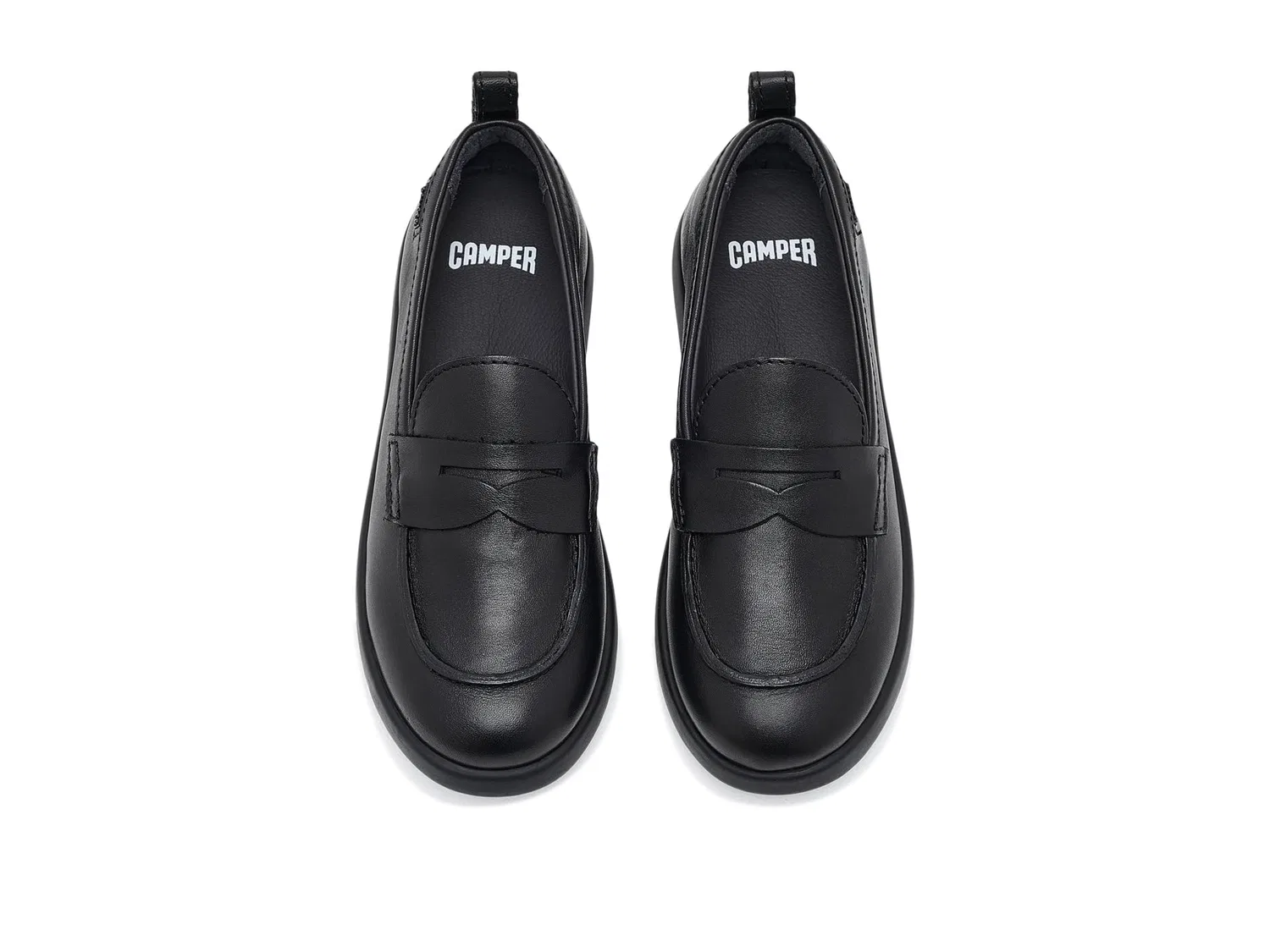 Лоферы Duet (для малышей, маленьких и больших детей) Camper Kids, Black — фото 3