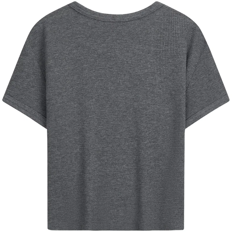 Женская футболка с круглым вырезом Calvin Klein, Hero Gray — фото 3