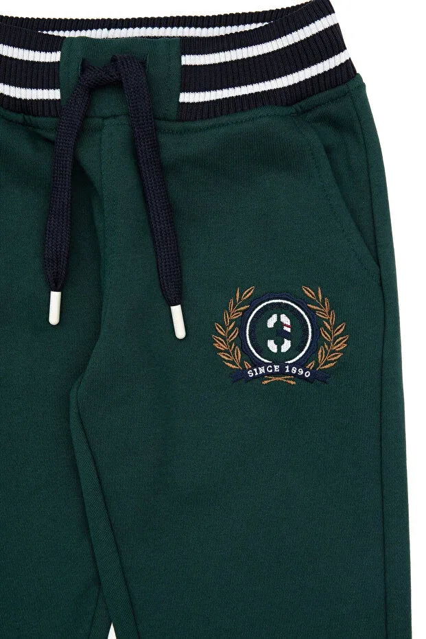 Детские спортивные штаны для мальчиков с двойными карманами U.S. Polo Assn., Dark Green — фото 4