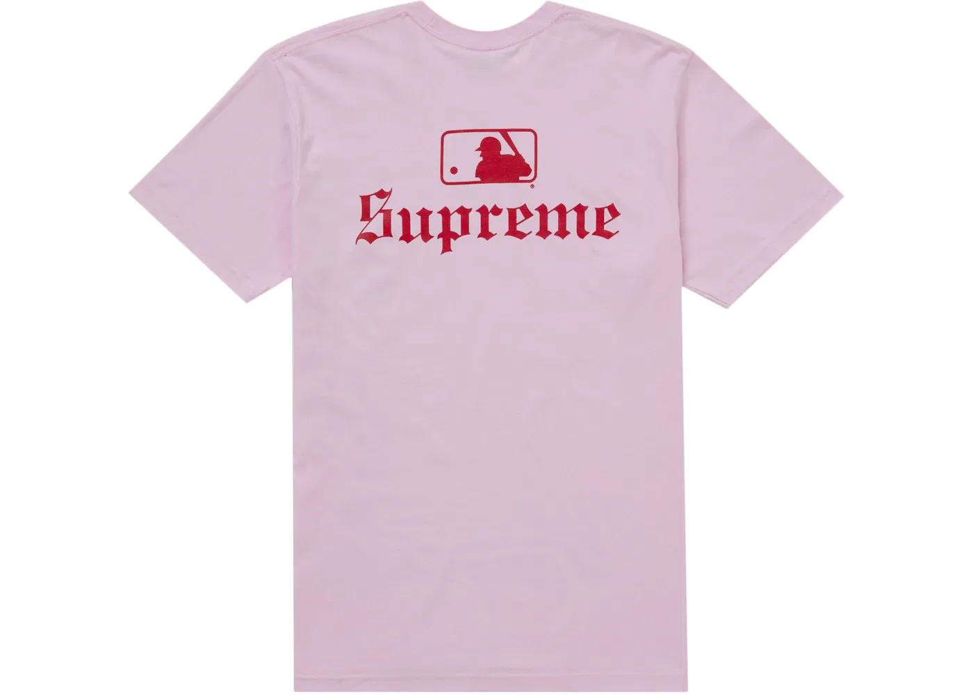 Мужская футболка хлопковая Supreme Tee, Light Pink — фото 2