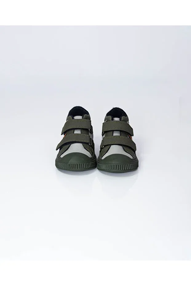 Детские ботинки для девочек с принтом Rmy Shoes, Khaki — фото 3