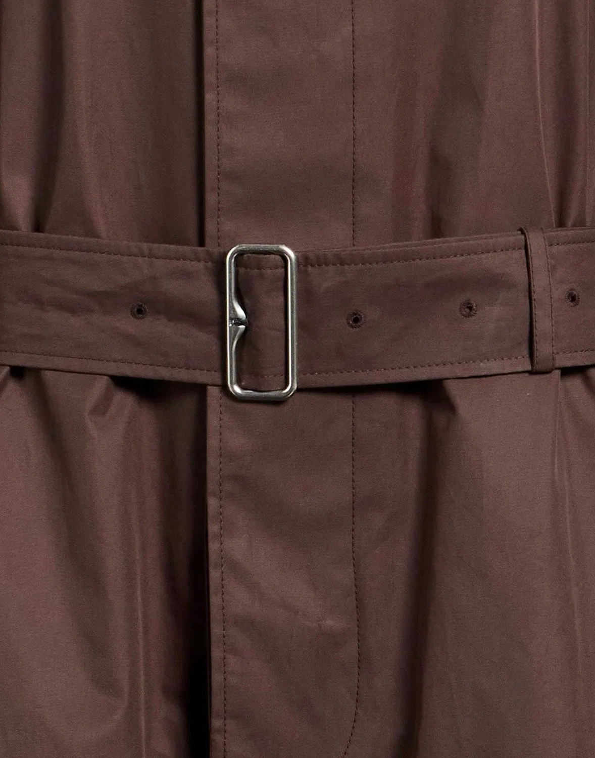 Мужское пальто-тренч однобортное с поясом Burberry, Lead — фото 4