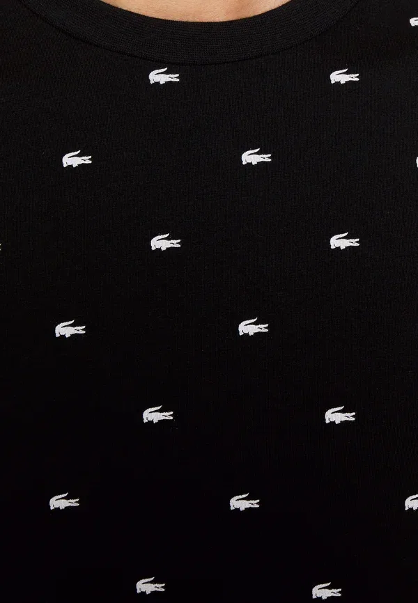 Пижама Lacoste, черно-белый — фото 4