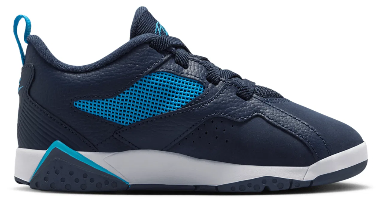 Баскетбольные кроссовки для мальчиков AJ 7 RM Jordan, цвет Obsidian/Dk Powder Blue/White