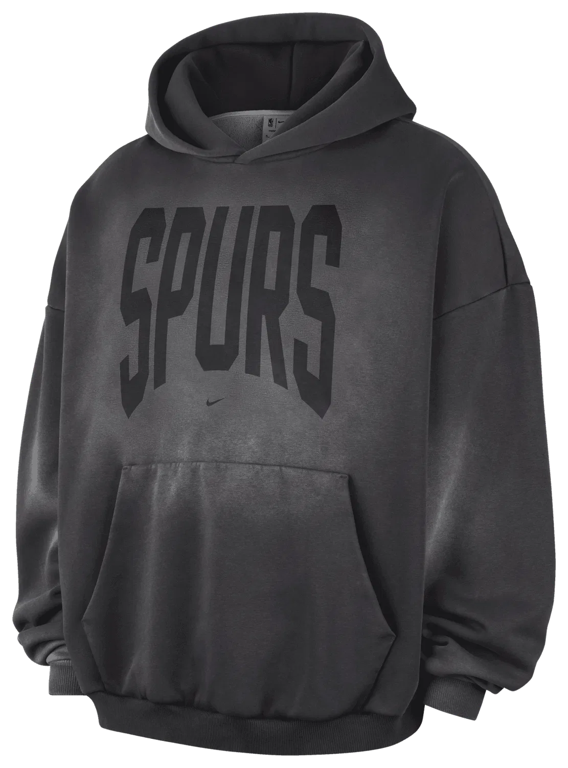 Мужское худи с технологией Therma-FIT Spurs Wash Nike, серый — фото 4