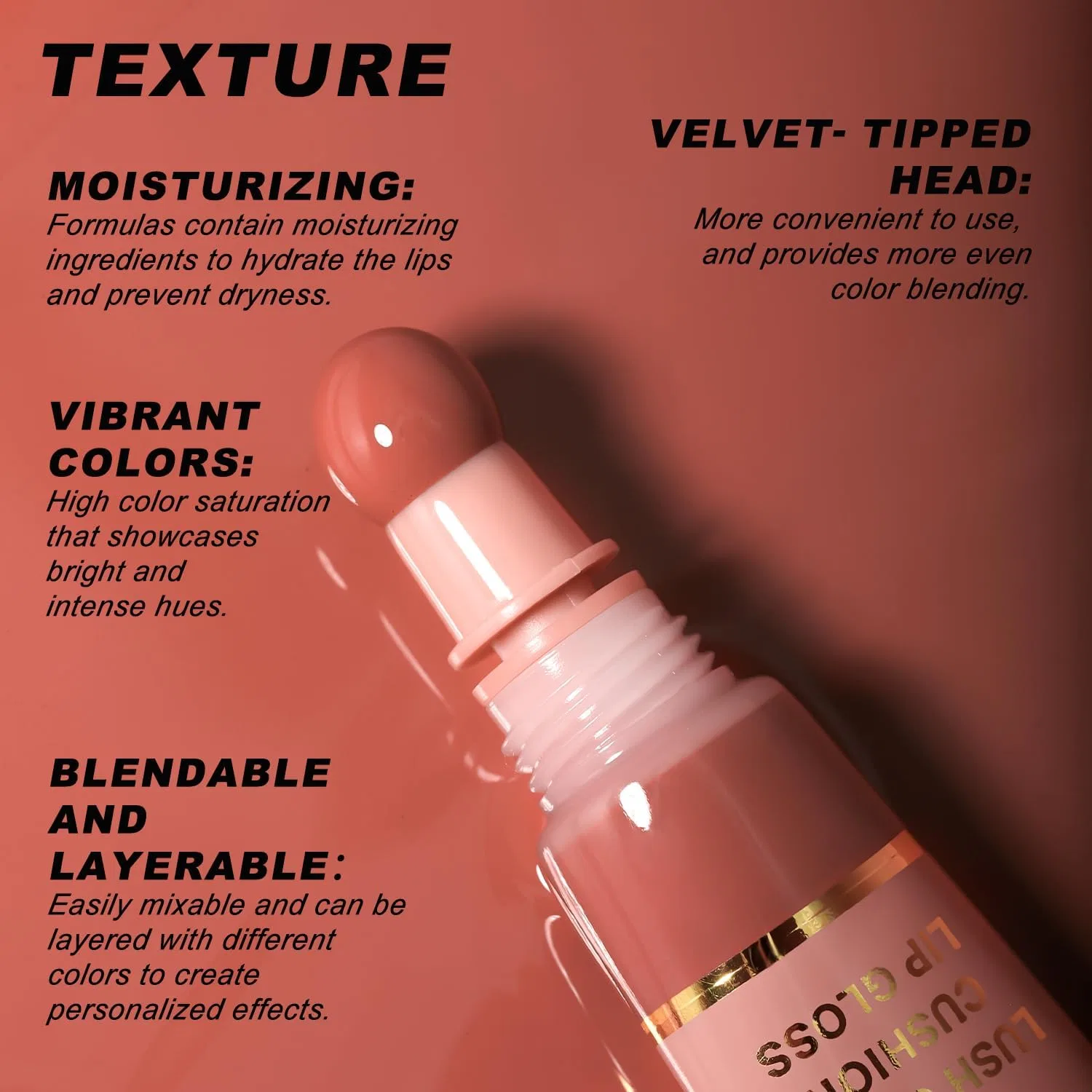 Тинт для губ YOUNG VISION Hydrating Liquid Lipstick & Gloss Tint 02 Coral Charm — фото 4