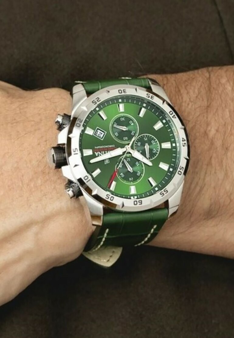 

Часы с хронографом Festina, зеленый
