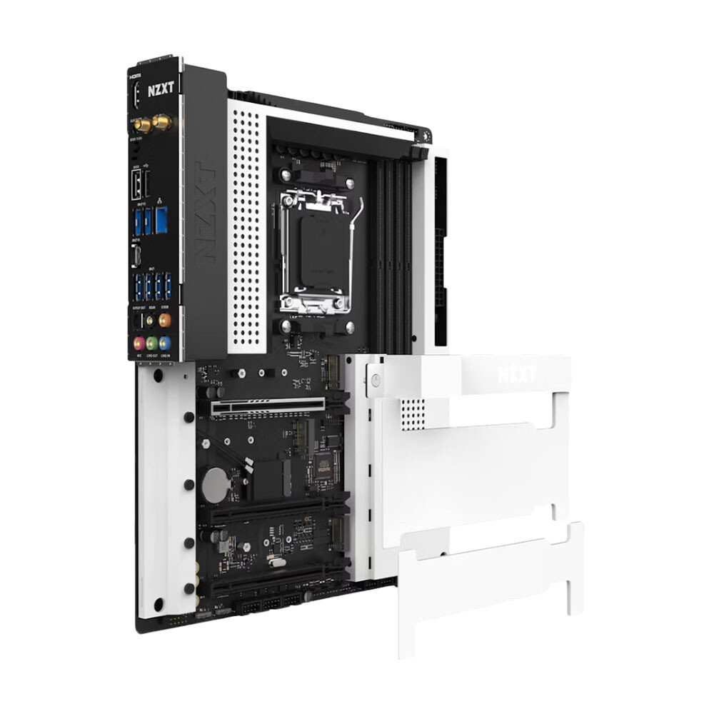 【ジャンク】NZXT N7 B650E Материнская плата NZXT N7 B650E, AM5, DDR5, Wi-Fi, белый купить