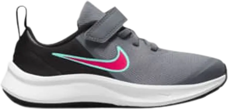 

Кроссовки Nike Star Runner 3 PS 'Smoke Grey Siren Red', серый