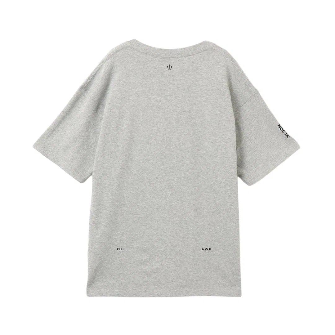 Унисекс футболка с принтом NOCTA AS M NRG CS Nike, Dark Gray/Black — фото 3