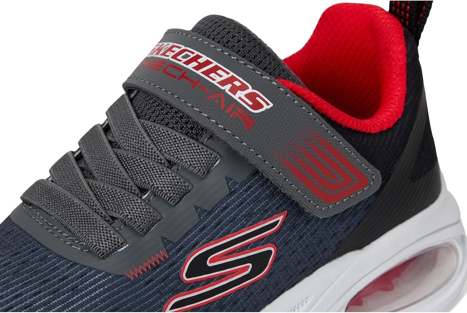 Детские кроссовки для мальчиков Microspec Max Advance-Squad-p Skechers, Charcoal/Black — фото 2