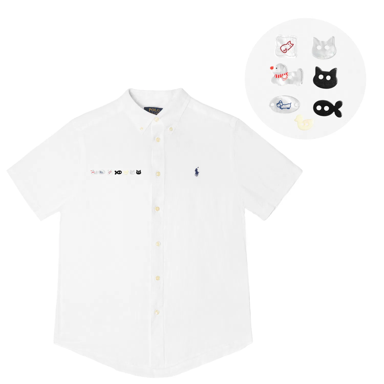 Повседневная рубашка из льна, Polo Ralph Lauren, Fun Party — фото 4