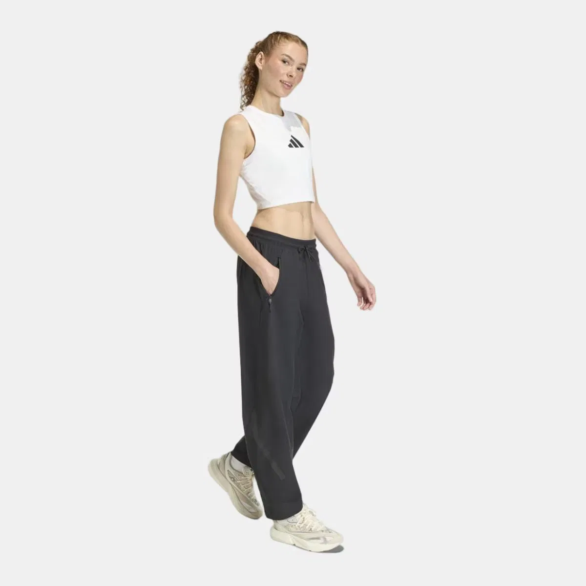 Женская футболка, Z N E, adidas, белый — фото 3