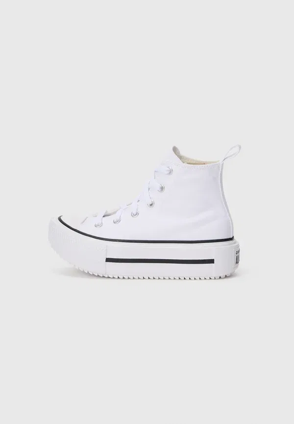 Кроссовки Chuck Taylor All Star Lift Double Stack унисекс - высокие кроссовки Converse, белый/черный
