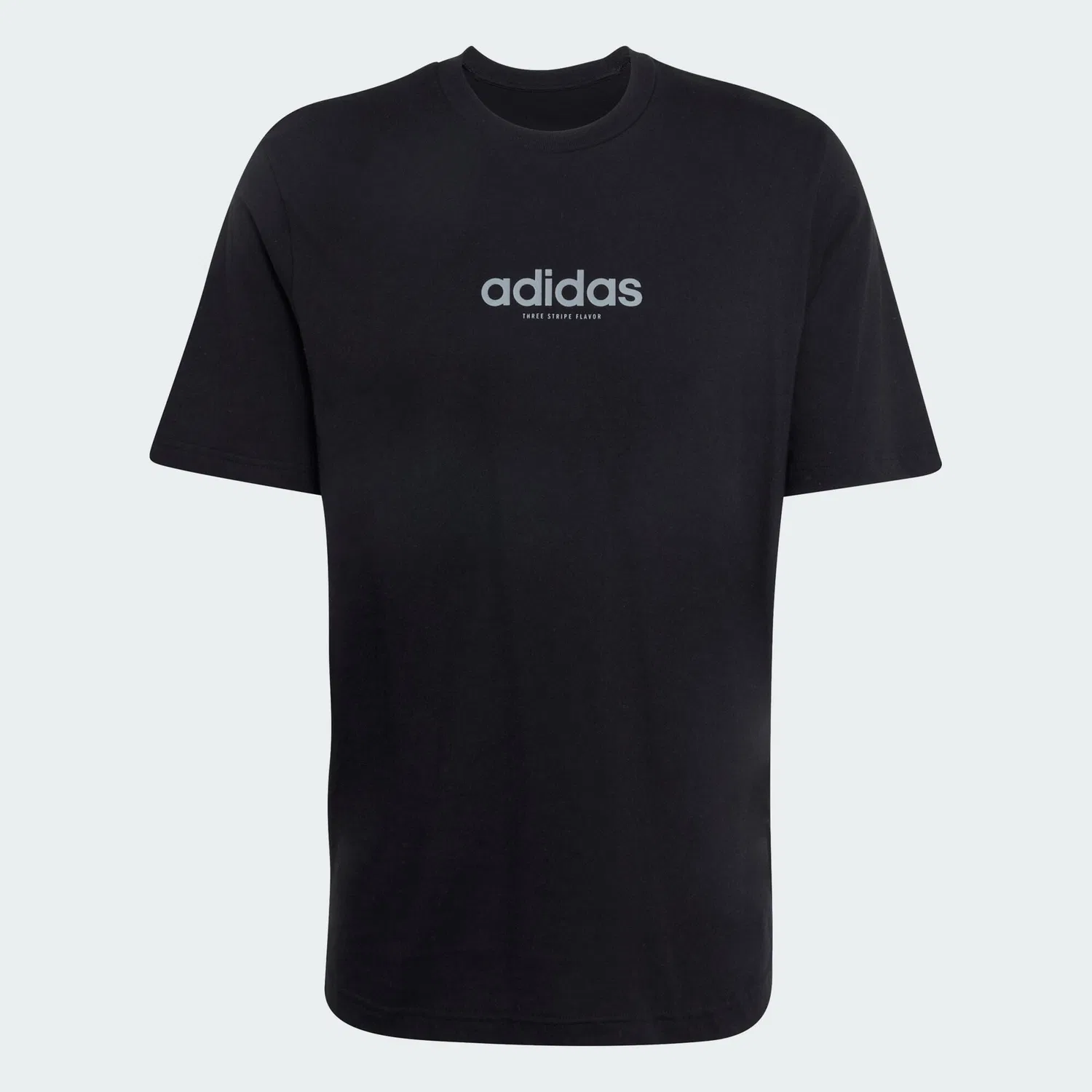 Мужская футболка с графическим принтом BURGER FLAVOR GRAFIK T-SHIRT Adidas, Schwarz — фото 2