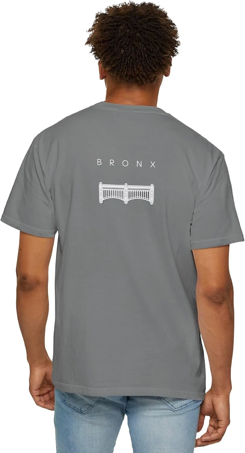 Унисекс футболка с графикой Bronx Stadium Facade Comfort Colors, Grey