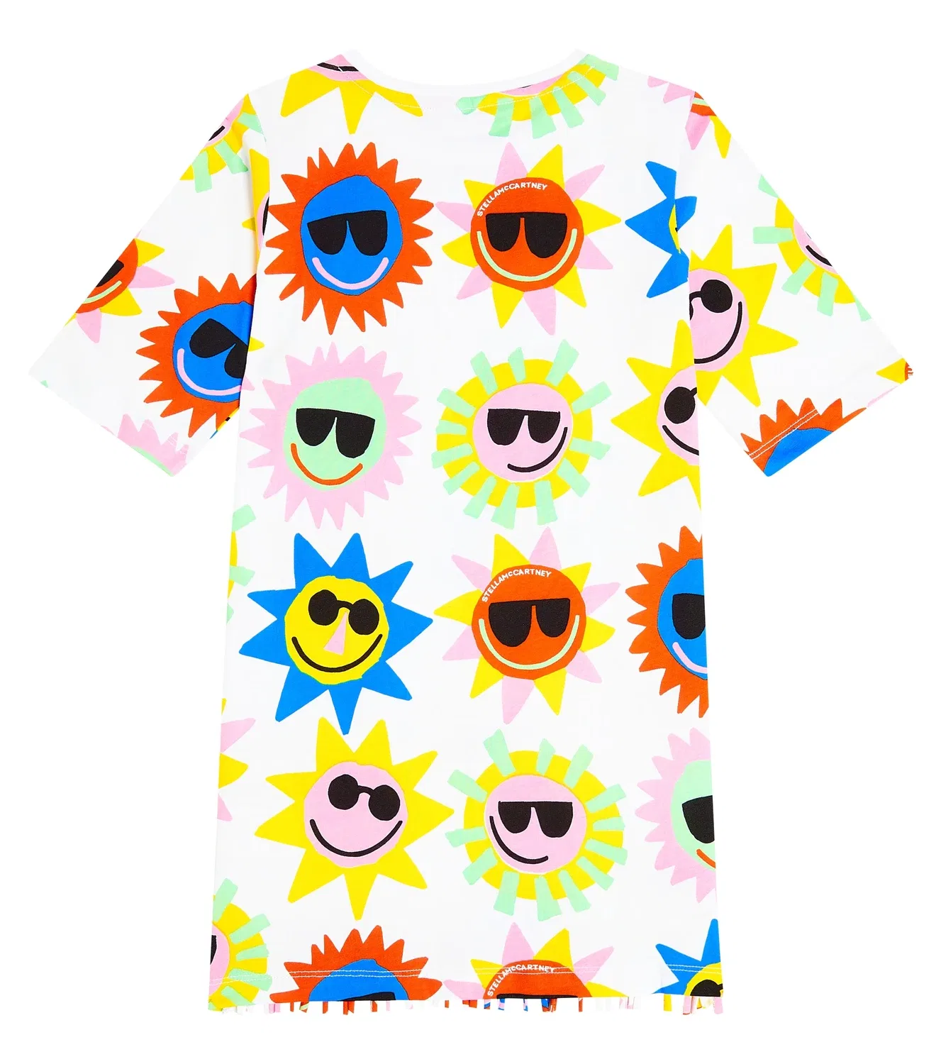 Платье-футболка с принтом Stella Mccartney Kids, черный — фото 4