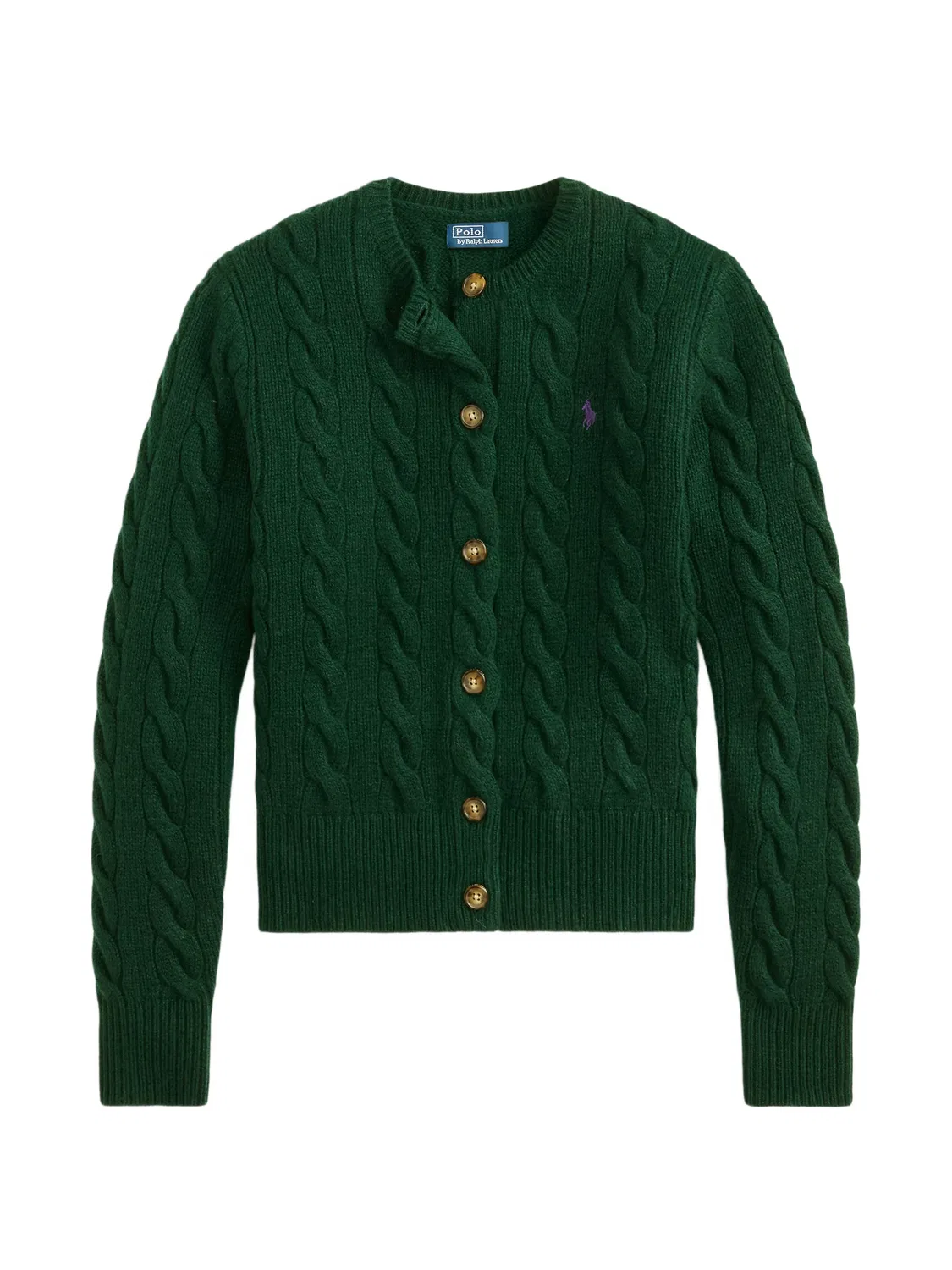 Polo Ralph Lauren Кардиган с вышивкой Pony зеленый